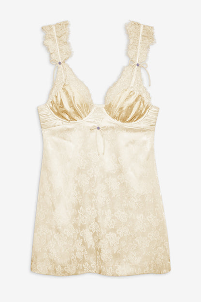 Victoria Slip Dress Cream - For Love & Lemons