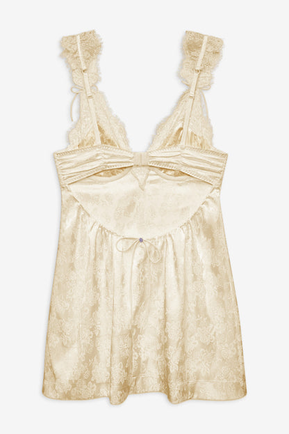 Victoria Slip Dress Cream - For Love & Lemons