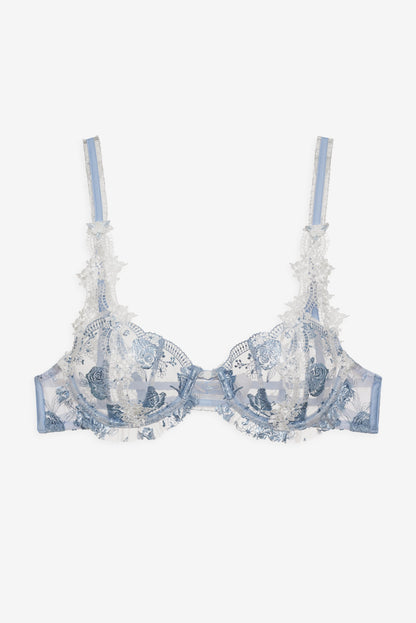 Zoeva Underwire Bra Blue - For Love & Lemons
