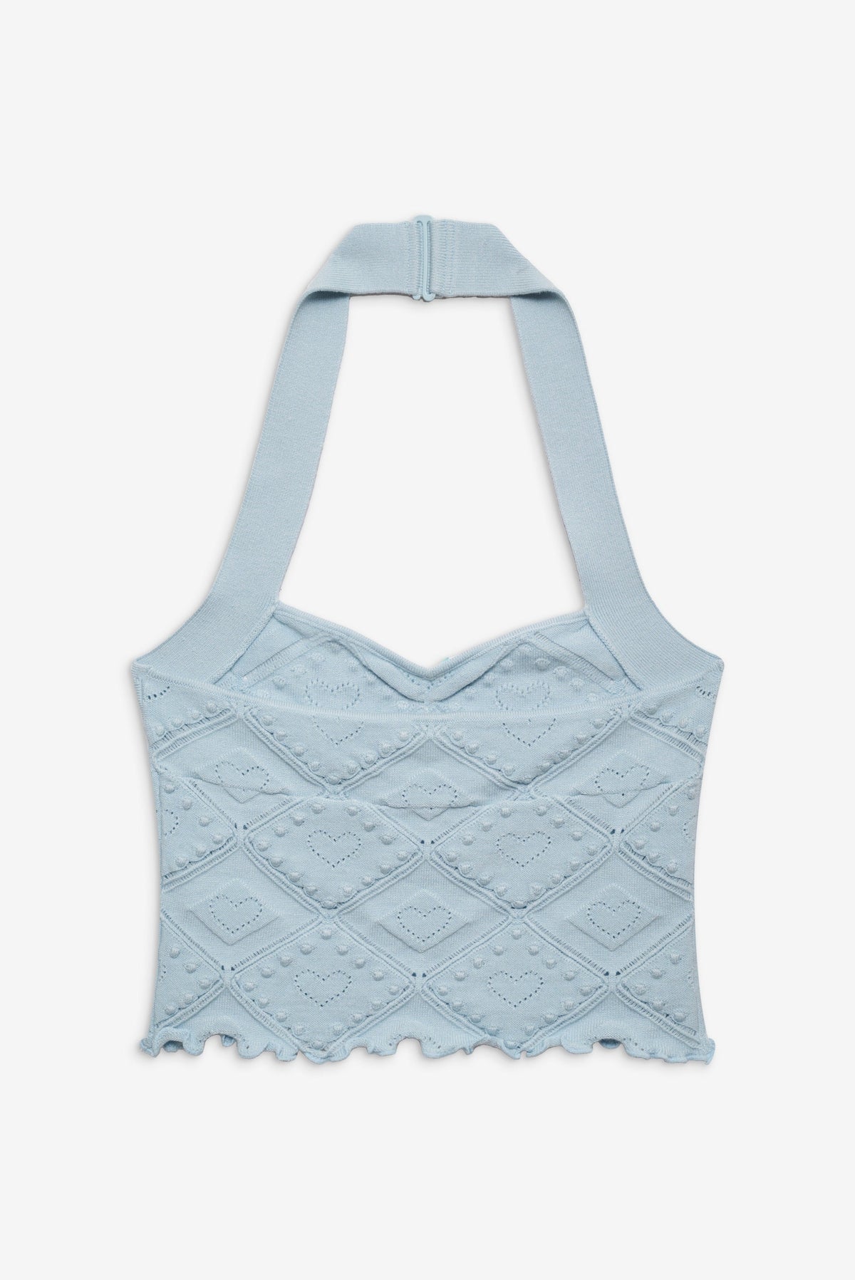 Coco Knit Tank Baby Blue - For Love & Lemons