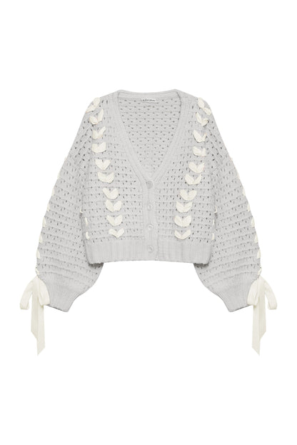 Laurel Oversized Cardigan Grey - For Love & Lemons