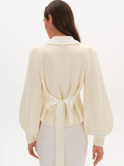 Jade Cardigan Blue - For Love & Lemons
