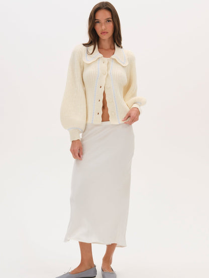 Jade Cardigan Blue - For Love & Lemons