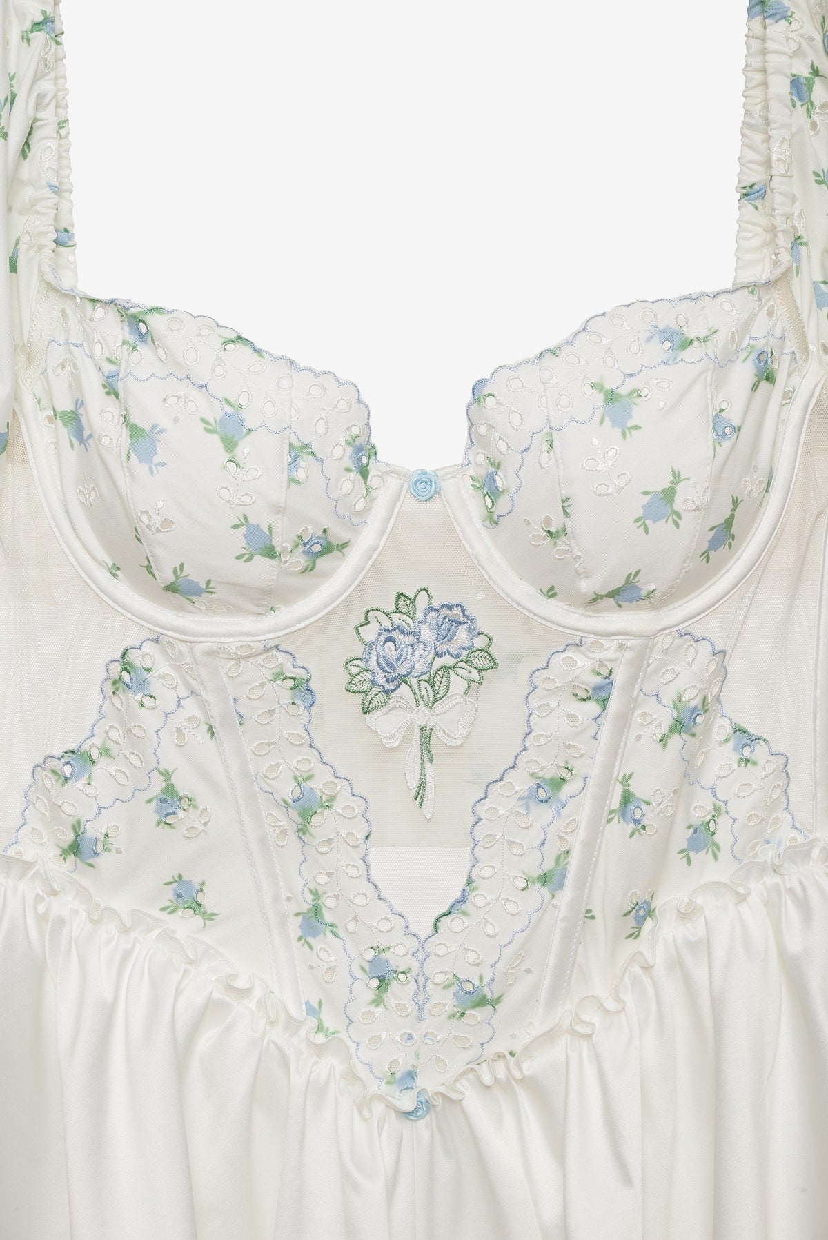 Budding Blossom Sleep Romper White - For Love & Lemons