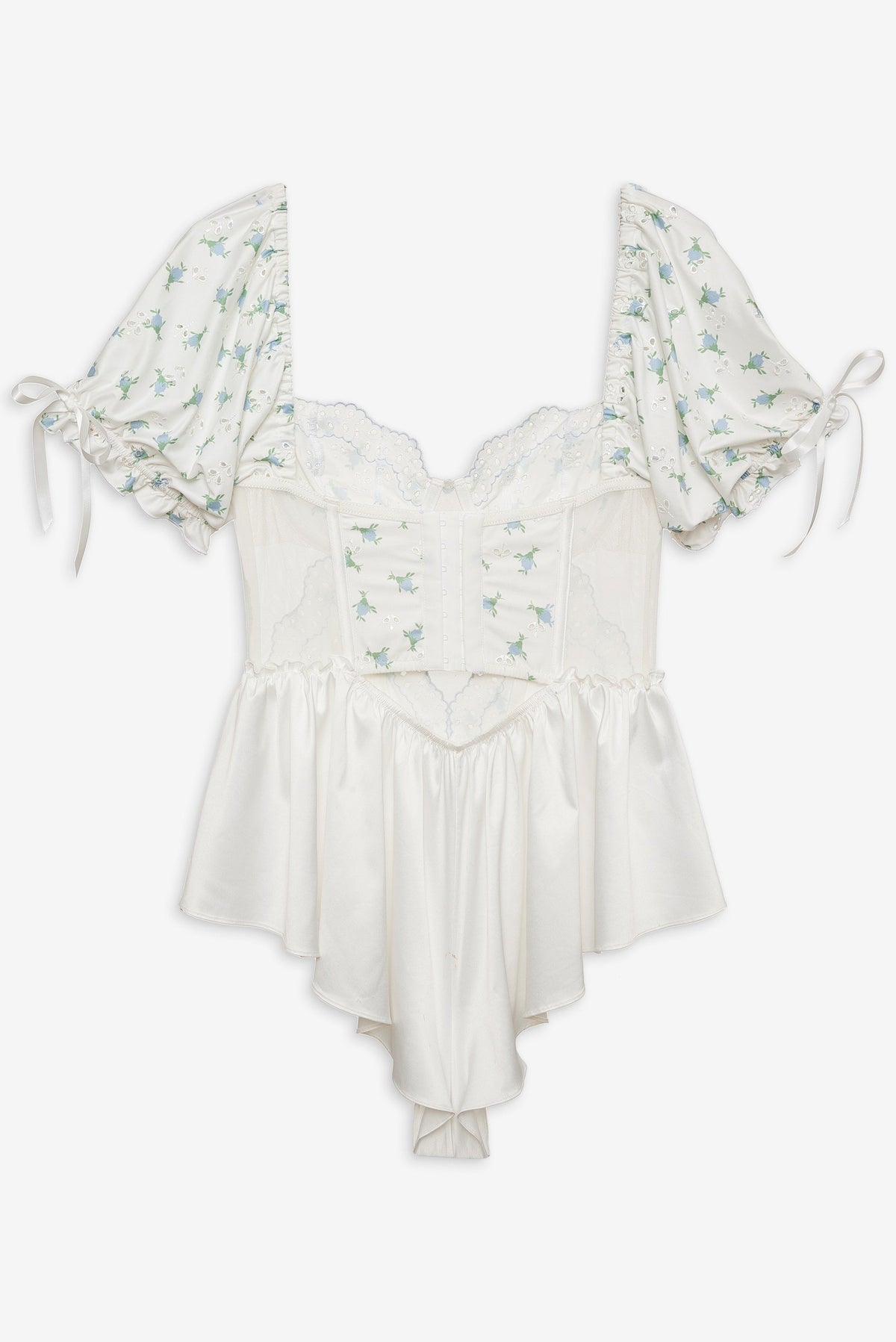 Budding Blossom Sleep Romper White - For Love & Lemons