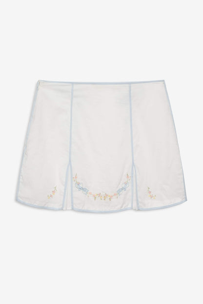 Baby Bows Skirt White - For Love & Lemons