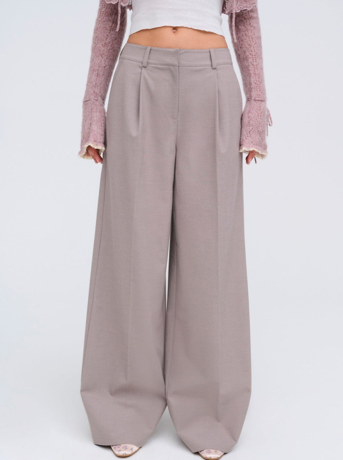 Marianne Trousers Purple - For Love & Lemons