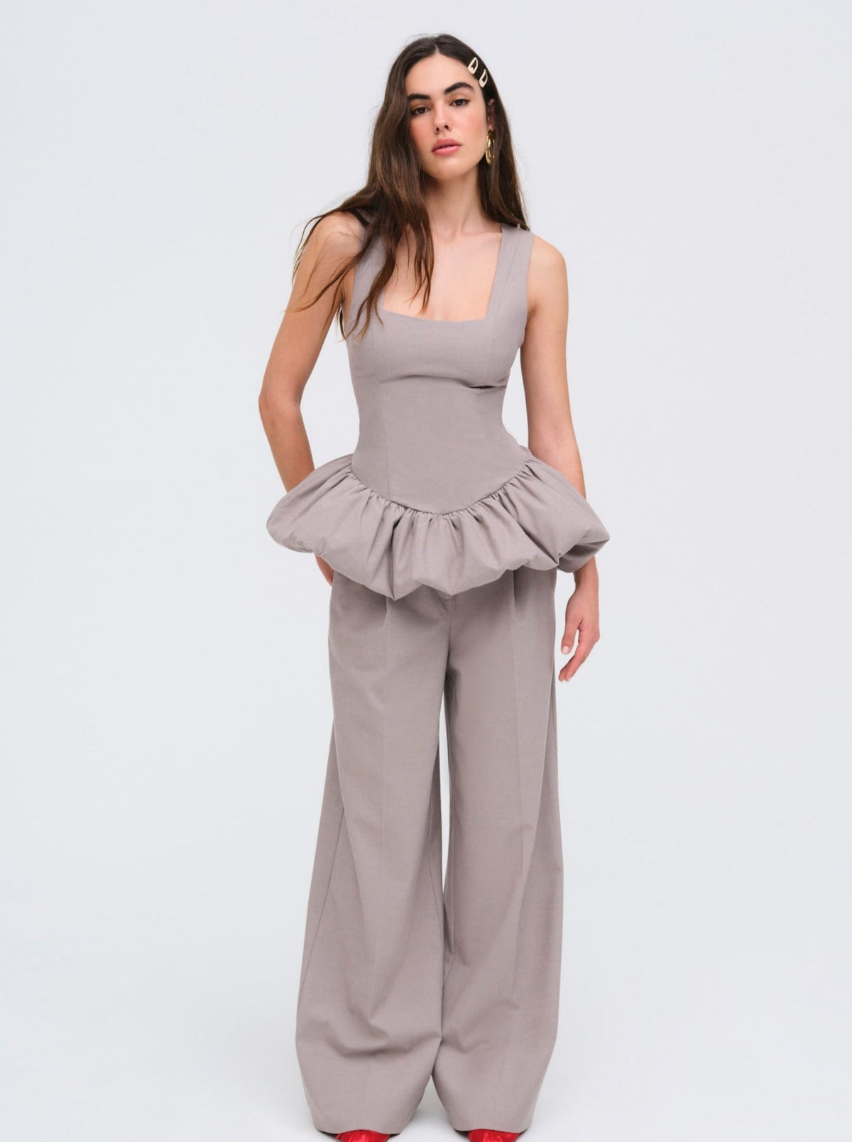 Marianne Trousers Purple - For Love & Lemons