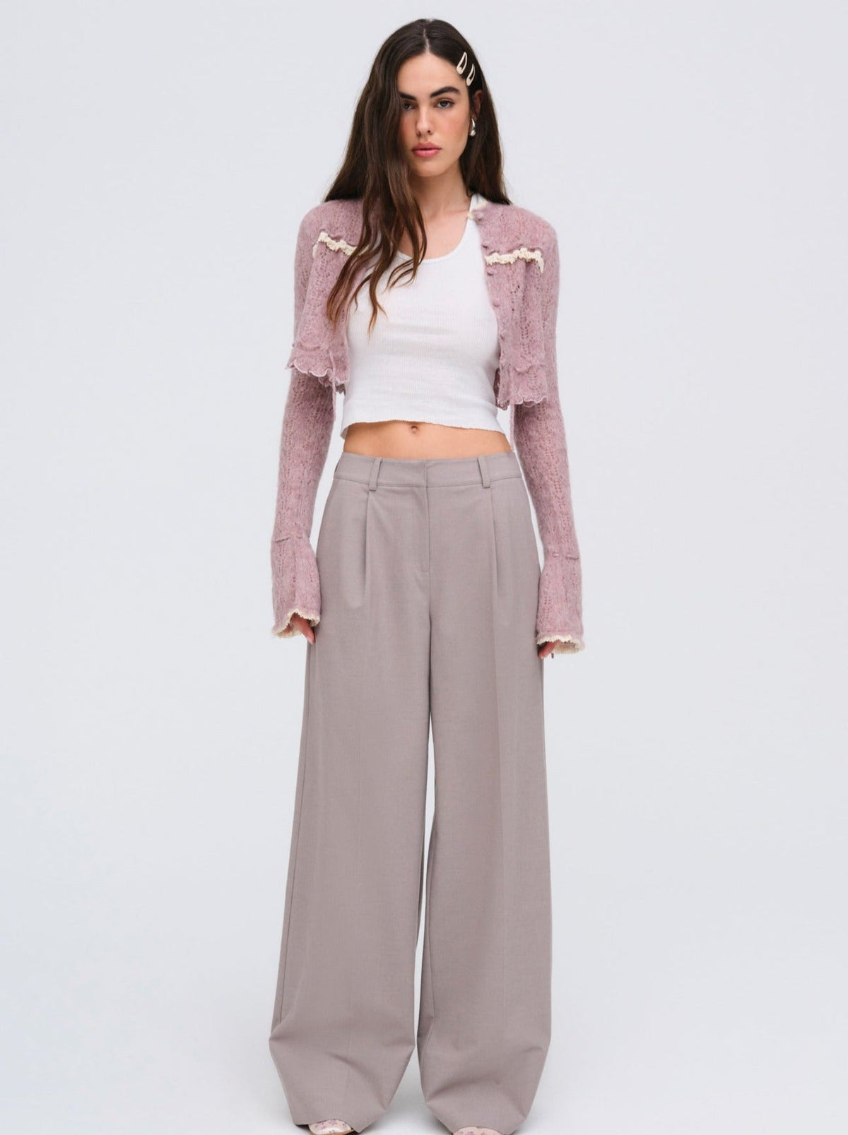 Marianne Trousers Purple - For Love & Lemons