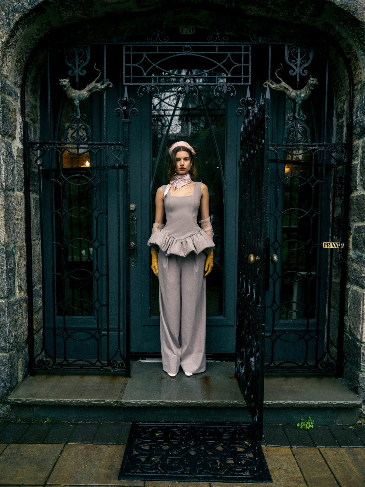 Marianne Trousers Purple - For Love & Lemons