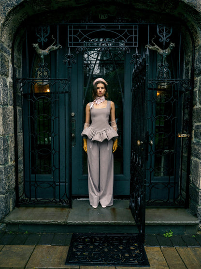 Marianne Trousers Purple - For Love & Lemons