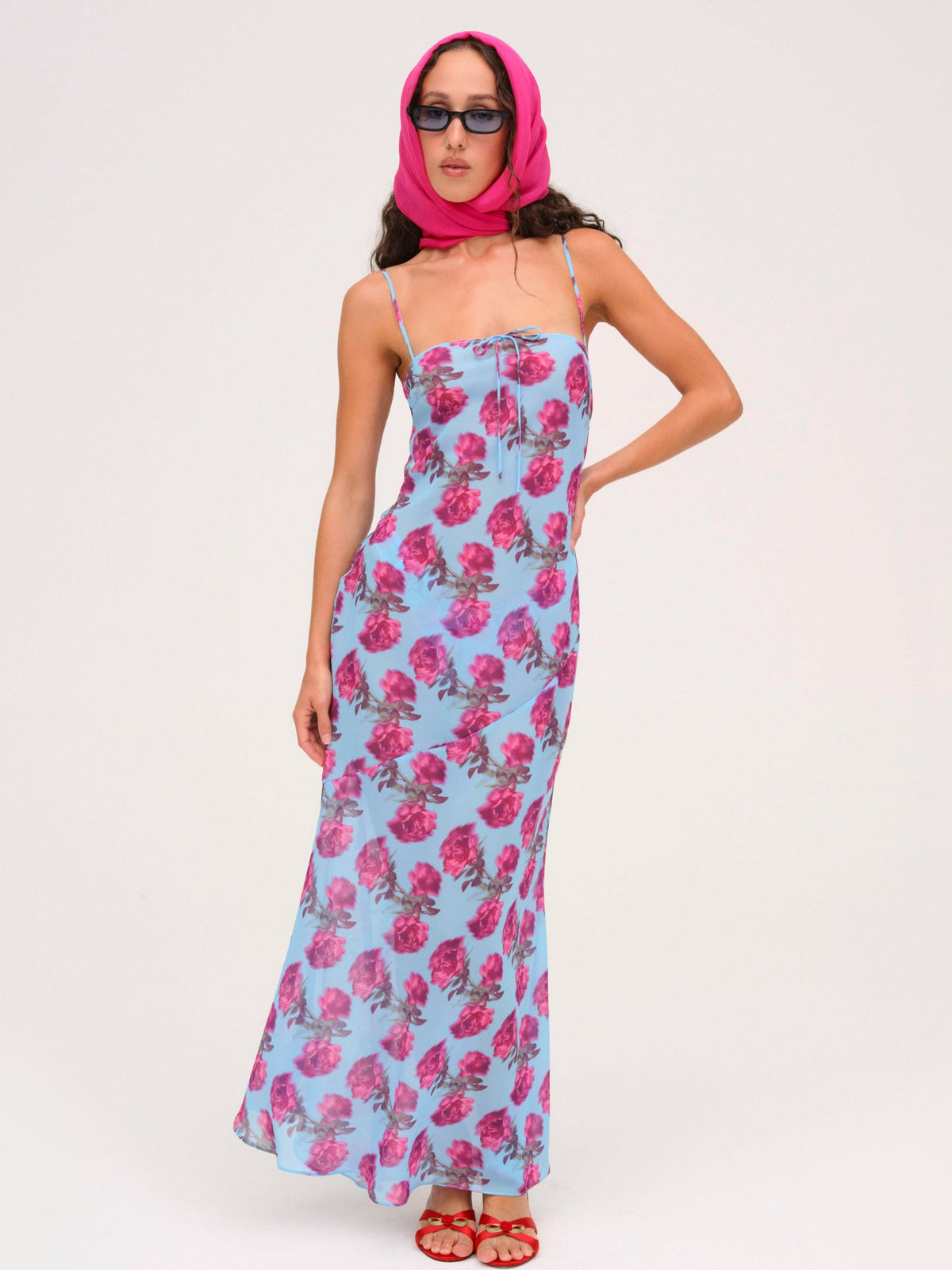 Marina Maxi Dress Blue - For Love & Lemons
