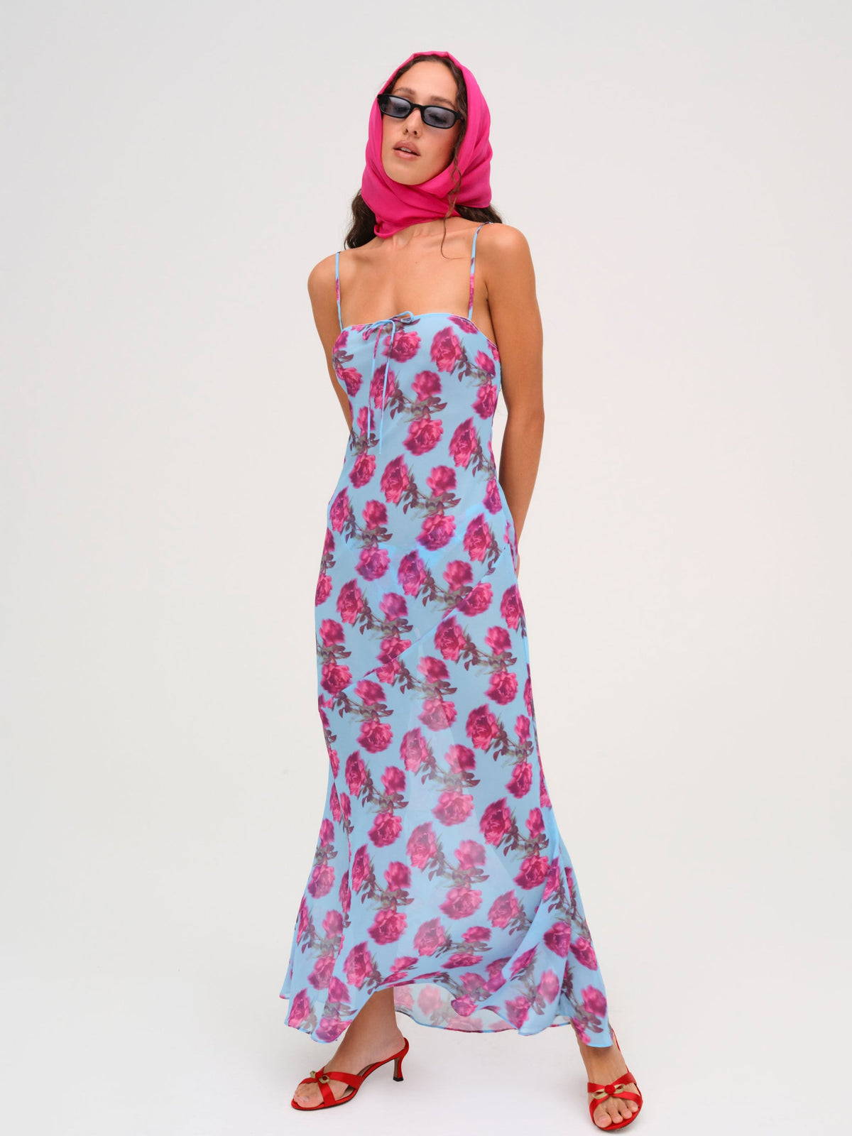 Marina Maxi Dress Blue - For Love & Lemons