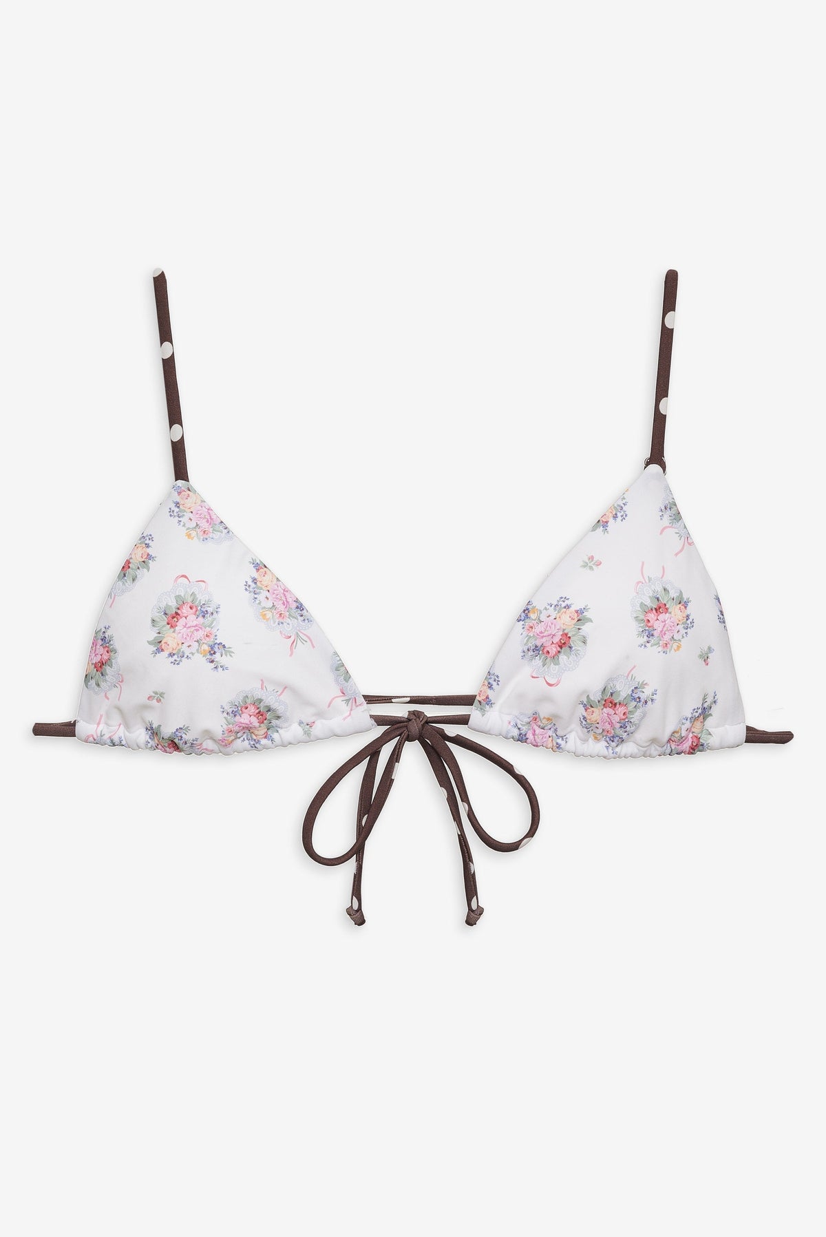 Bay Bikini Top White - For Love & Lemons
