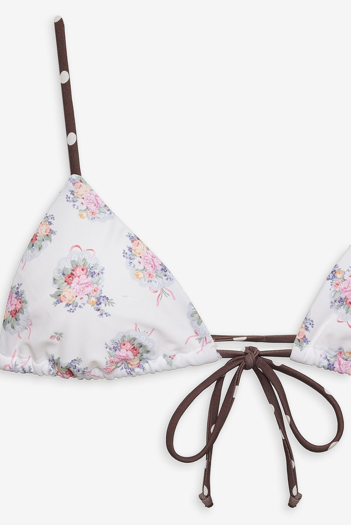 Bay Bikini Top White - For Love & Lemons