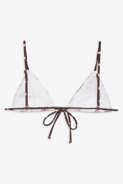 Bay Bikini Top White - For Love & Lemons