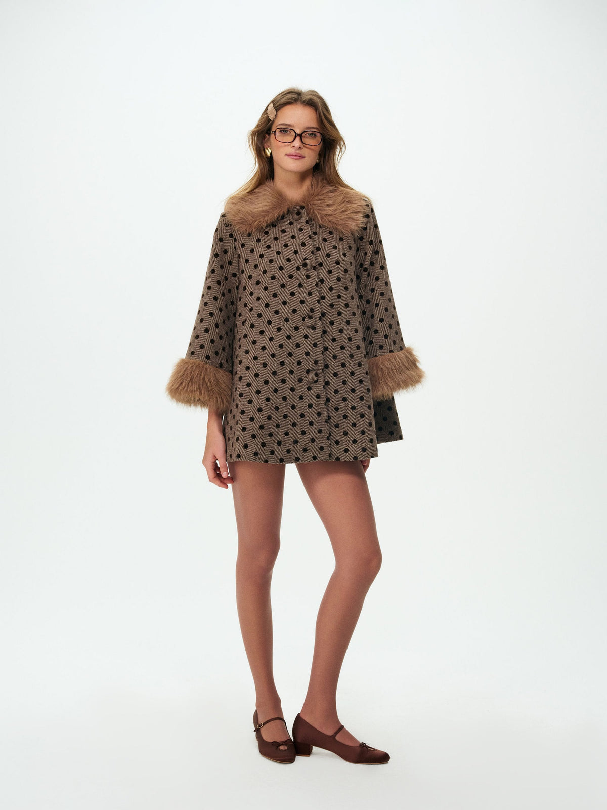 Spencer Coat Brown - For Love & Lemons