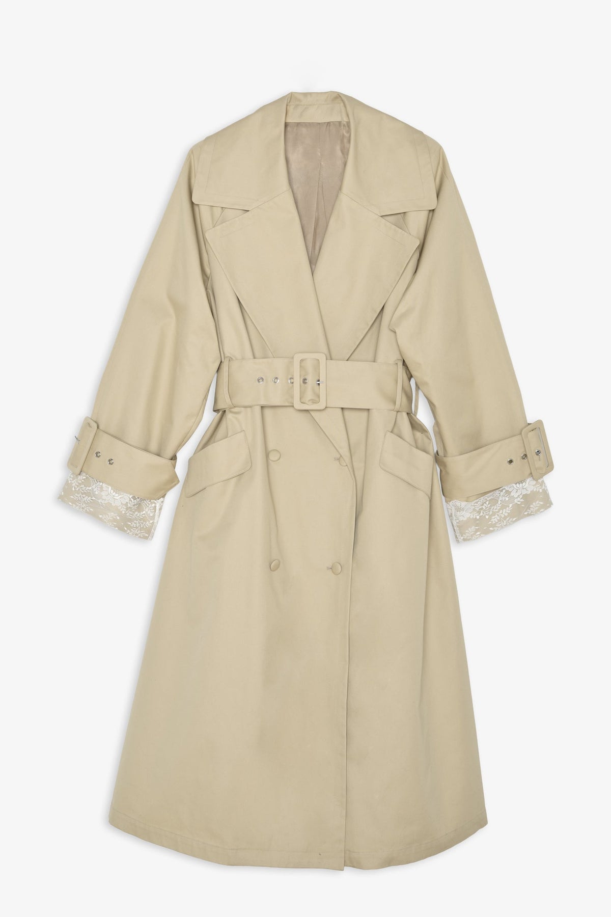 Maru Oversized Trench Coat Tan - For Love & Lemons