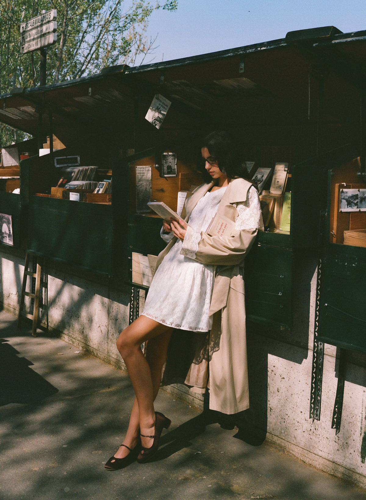 Maru Oversized Trench Coat Tan - For Love & Lemons