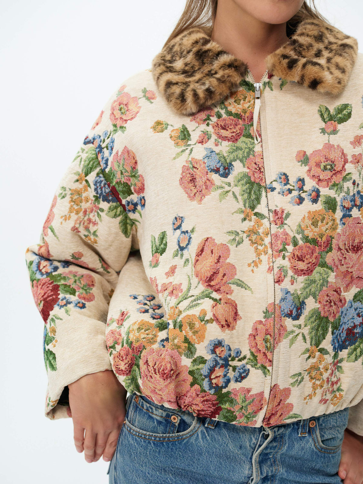 Betsy Floral Jacket Cream - For Love & Lemons