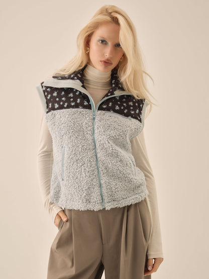 Maisie Vest Blue - For Love & Lemons