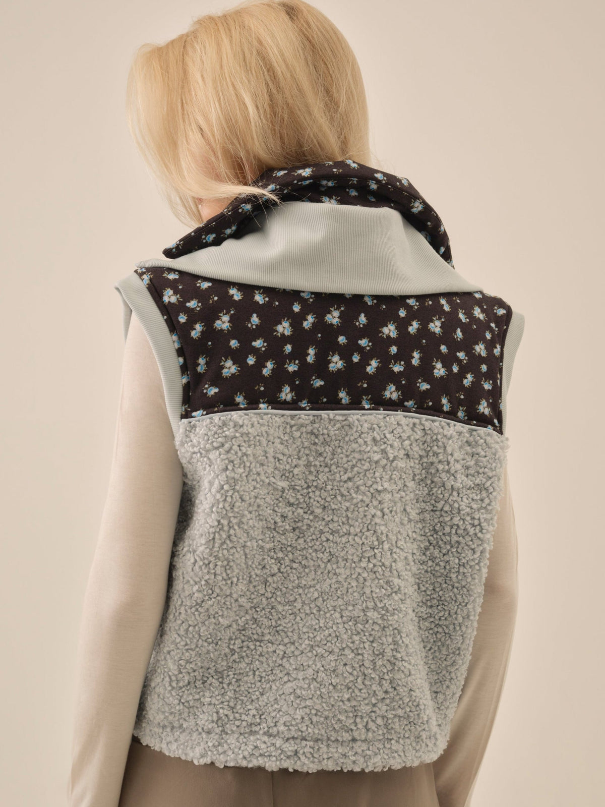 Maisie Vest Blue - For Love & Lemons