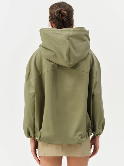 Alessia Pullover Jacket Green - For Love & Lemons