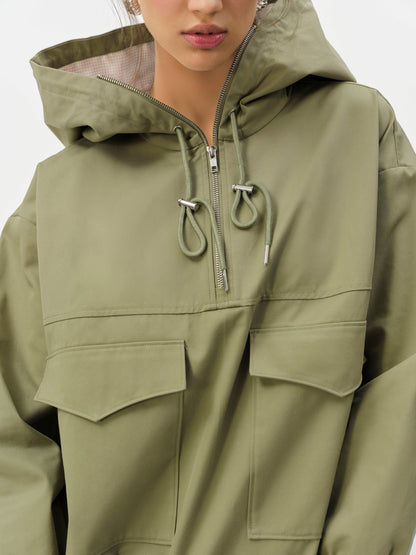 Alessia Pullover Jacket Green - For Love & Lemons