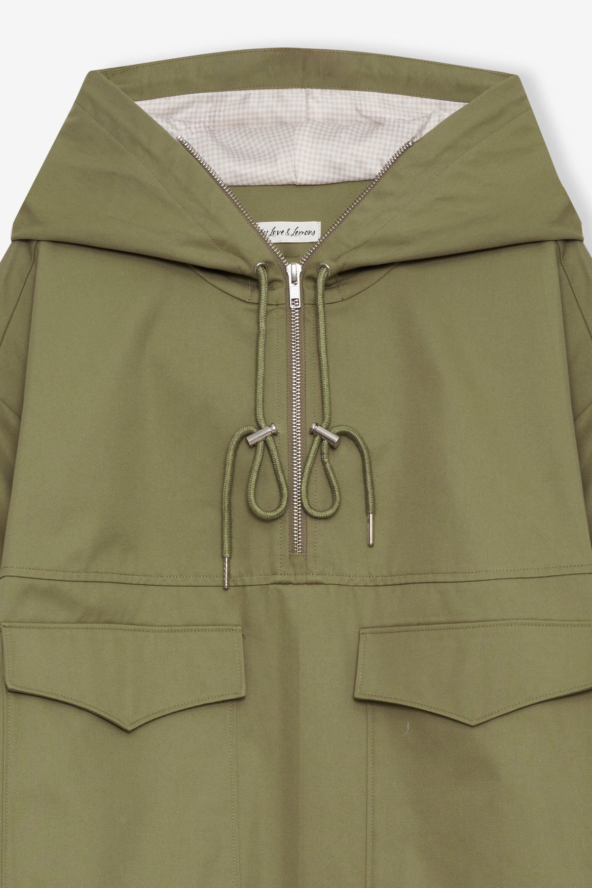 Alessia Pullover Jacket Green - For Love & Lemons