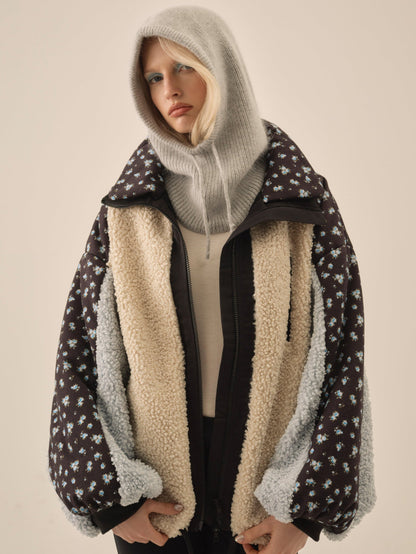 Maisie Collared Jacket Blue - For Love & Lemons