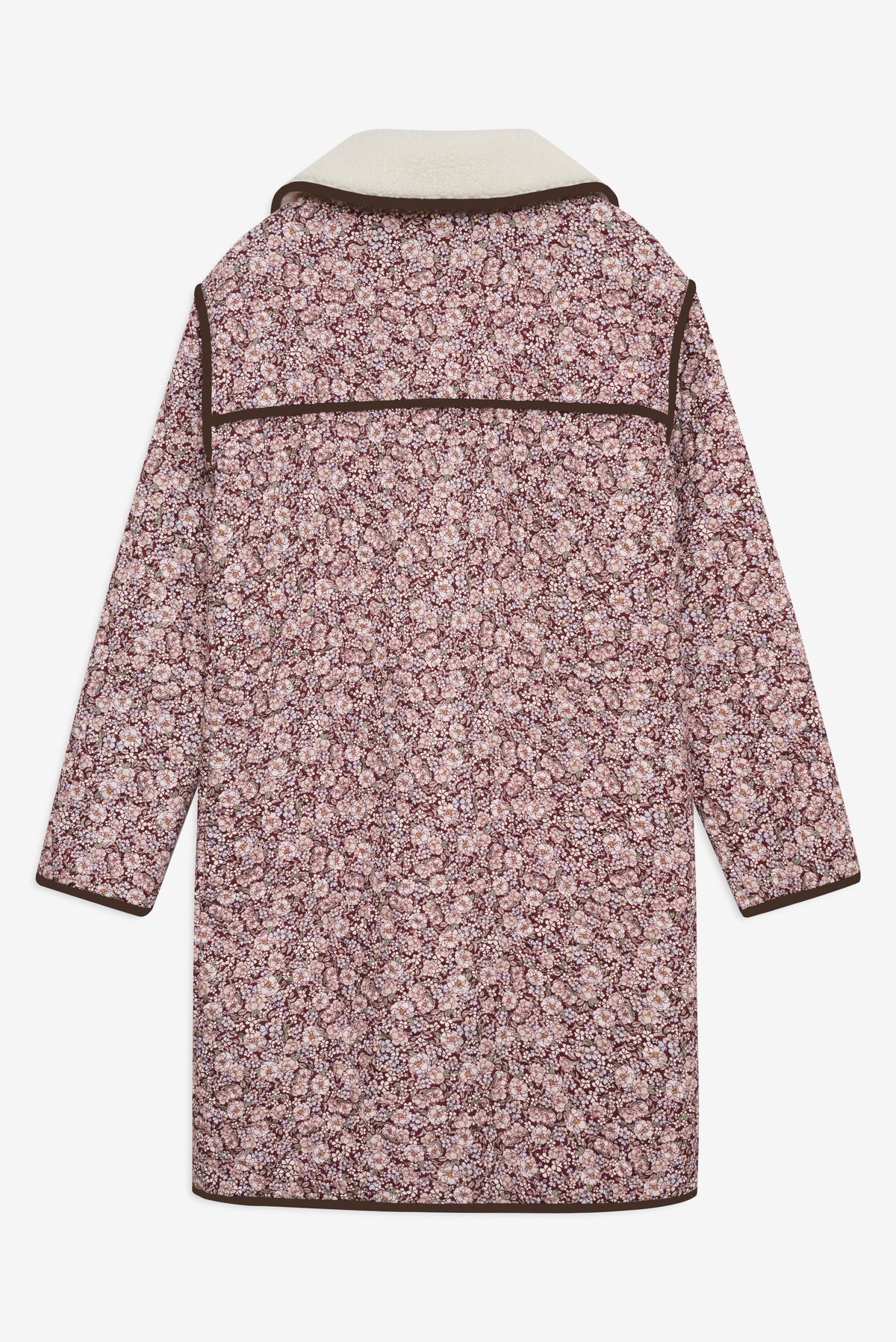Marlene Floral Chore Coat Purple - For Love & Lemons