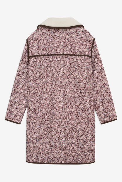 Marlene Floral Chore Coat Purple - For Love & Lemons