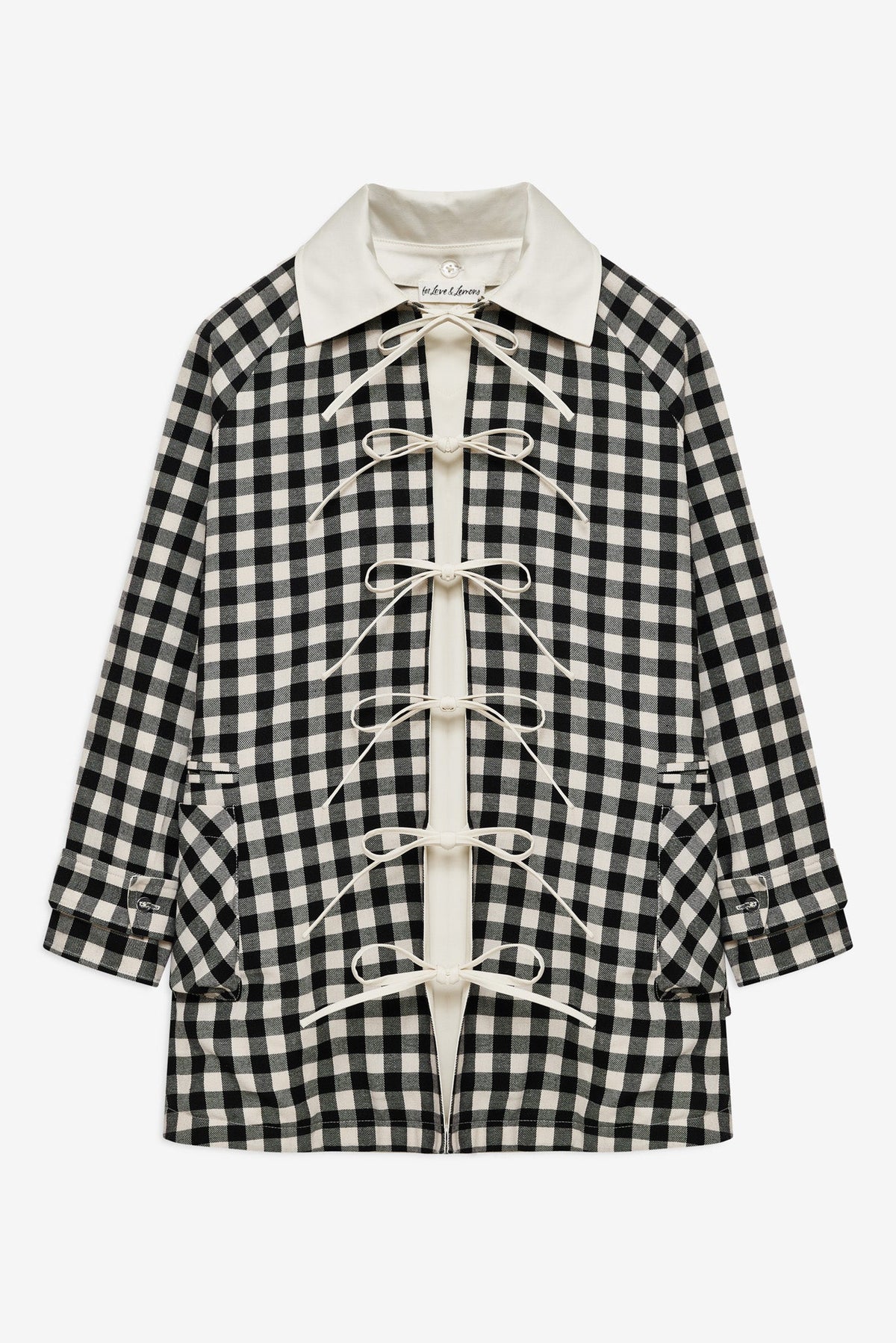 Tiana Reversible Trench Coat Cream - For Love & Lemons