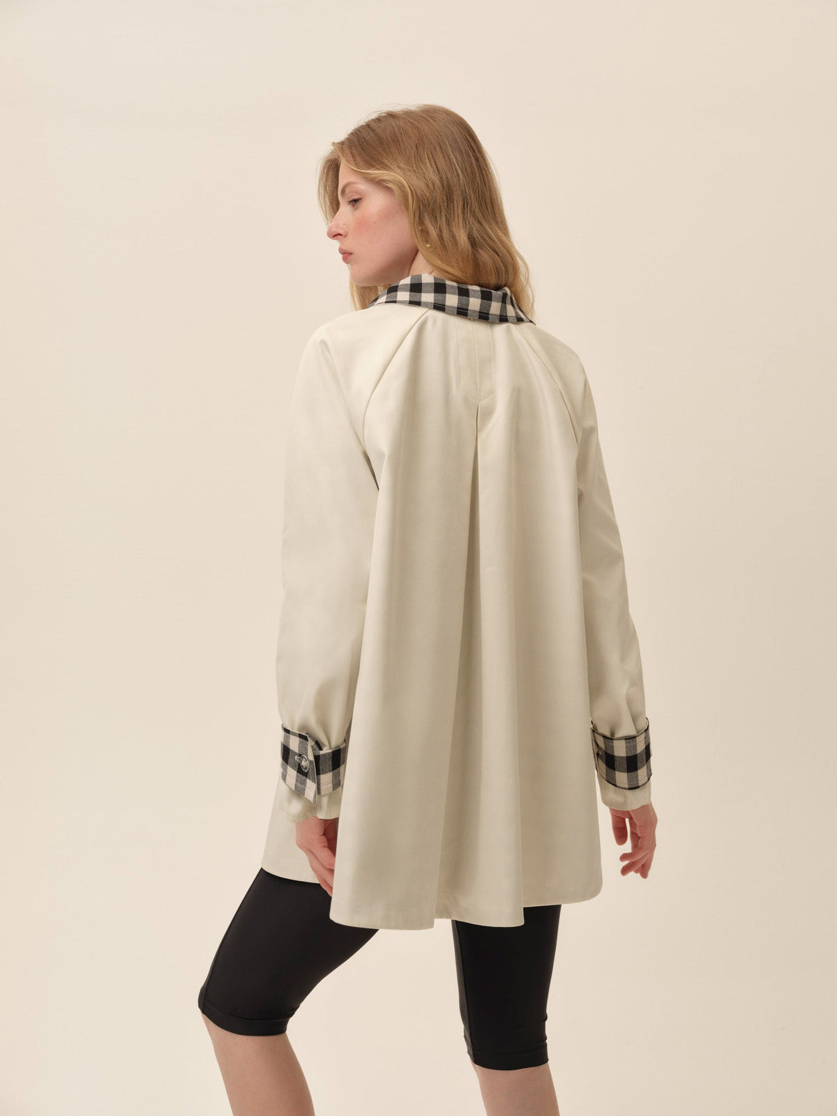 Tiana Reversible Trench Coat Cream - For Love & Lemons