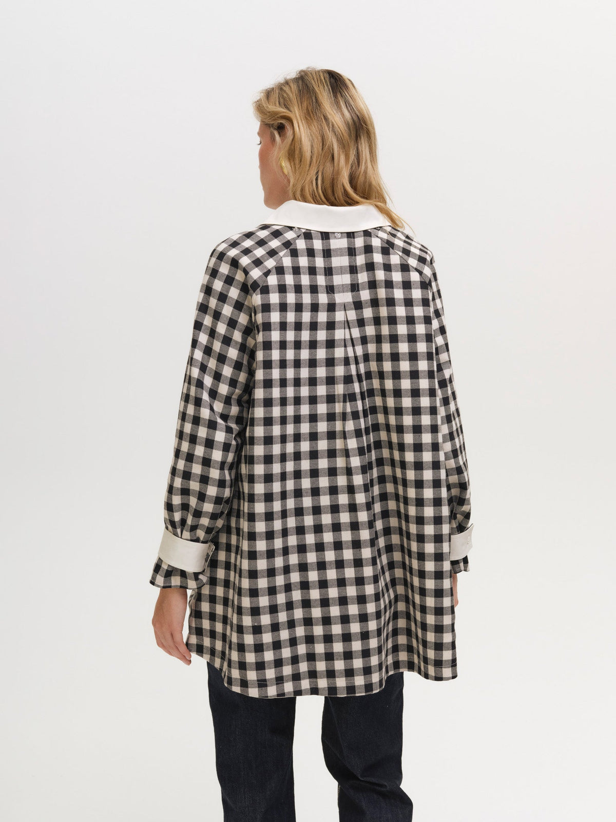 Tiana Reversible Trench Coat Cream - For Love & Lemons