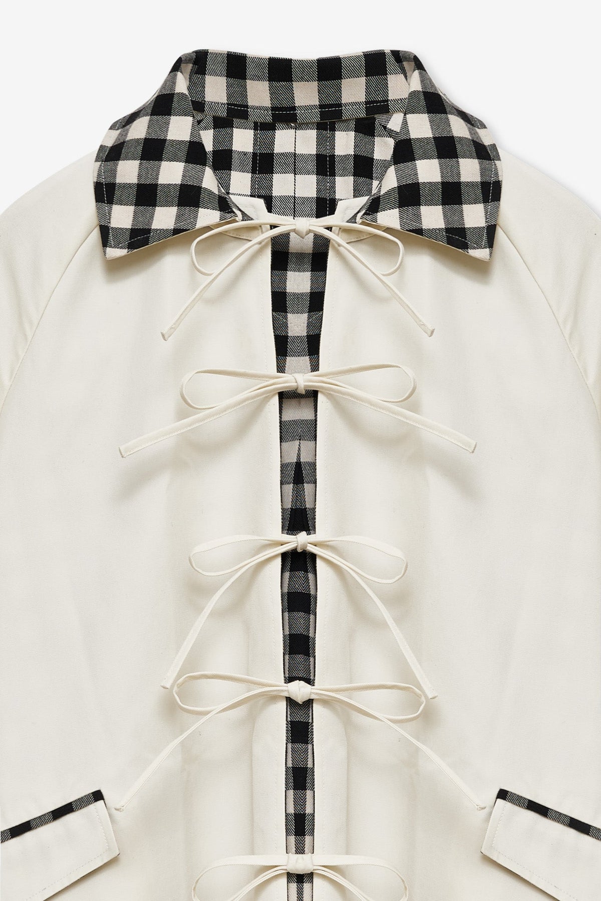 Tiana Reversible Trench Coat Cream - For Love & Lemons