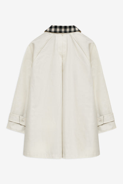 Tiana Reversible Trench Coat Cream - For Love & Lemons