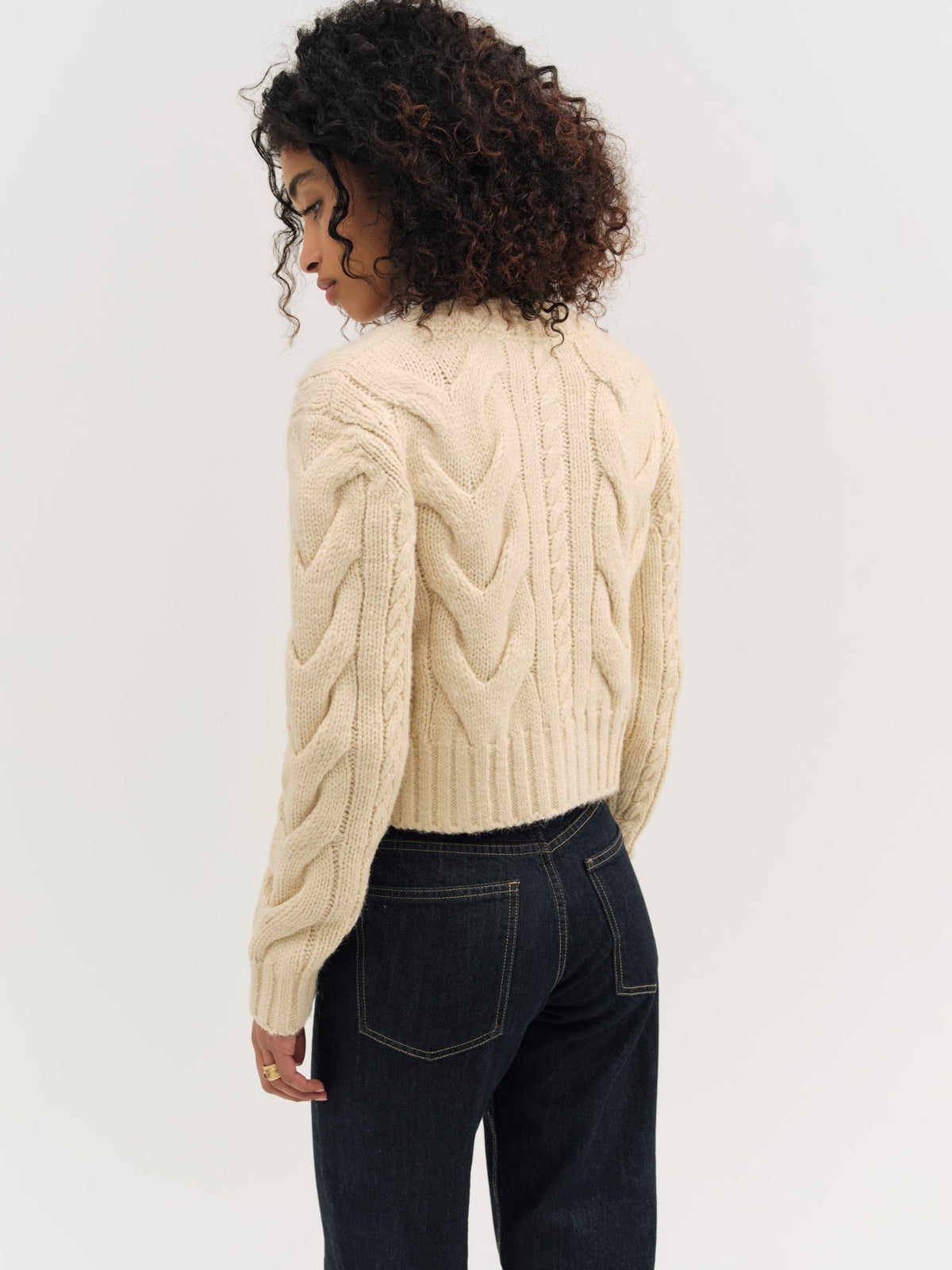 Regina Cardigan Tan - For Love & Lemons