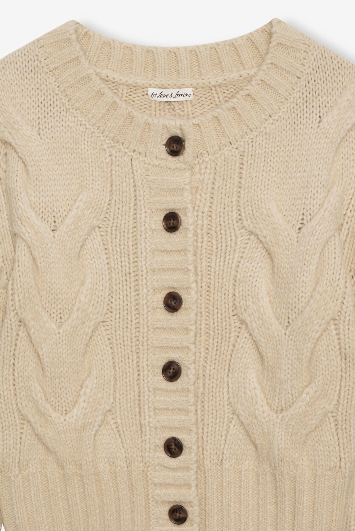Regina Cardigan Tan - For Love & Lemons