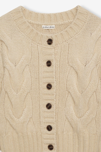 Regina Cardigan Tan - For Love & Lemons
