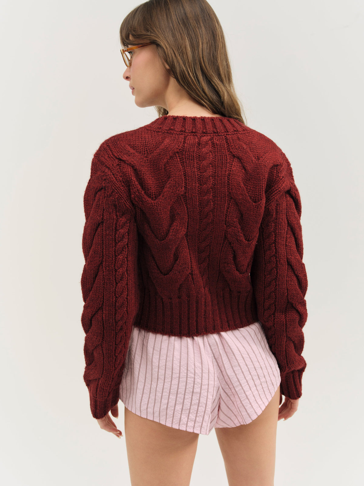 Regina Cardigan Red - For Love & Lemons