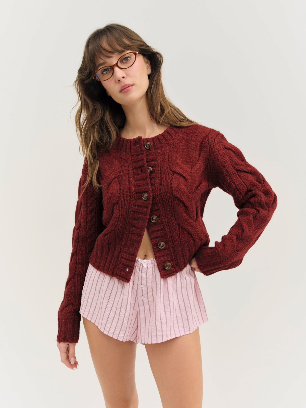 Regina Cardigan Red - For Love & Lemons
