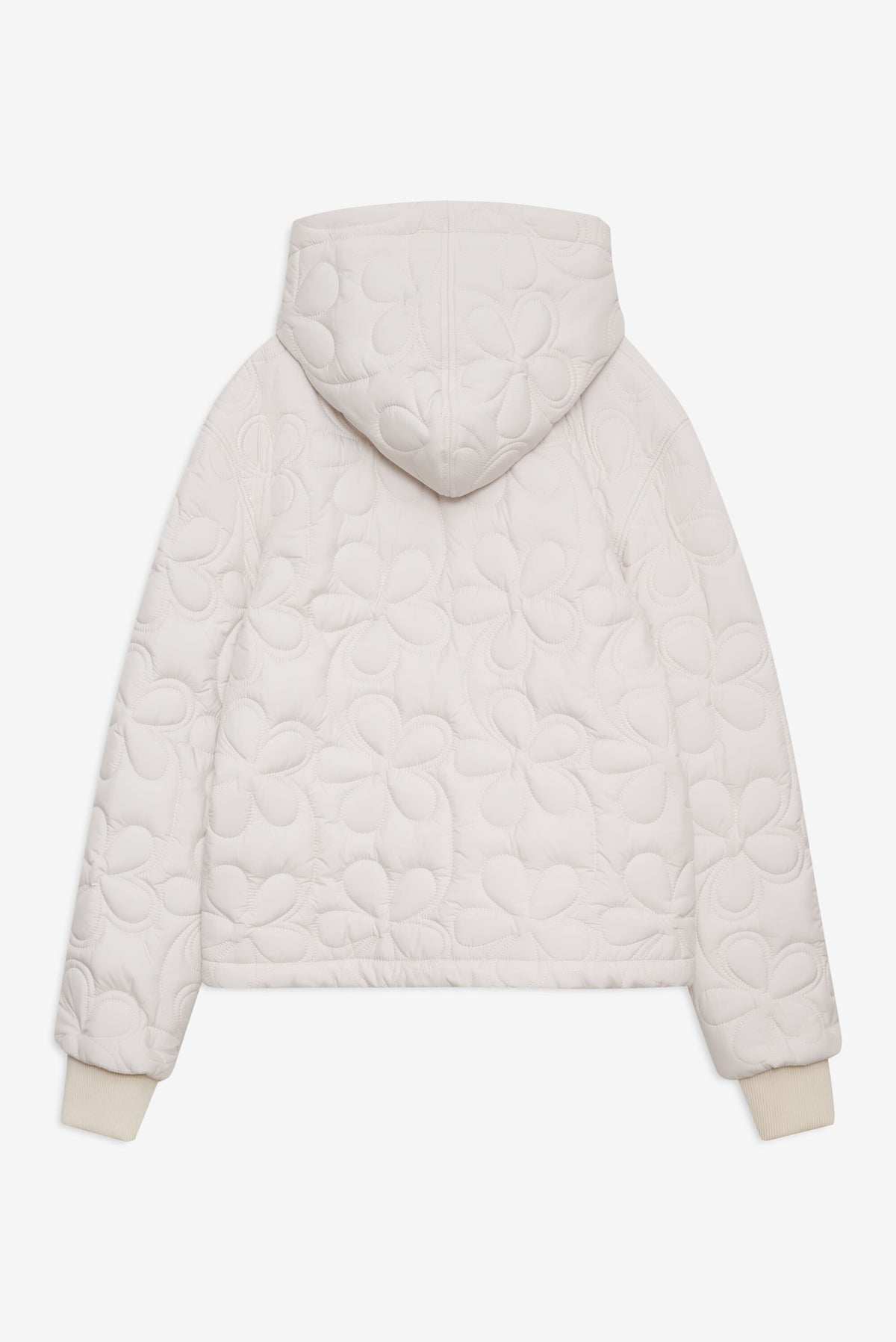 Isabel Quilted Puffer Jacket Cream - For Love & Lemons