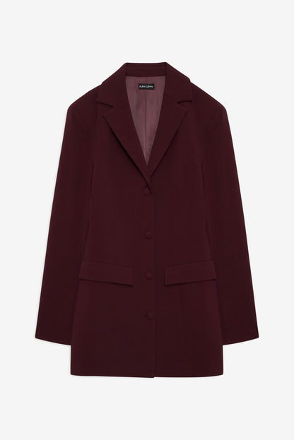 Selena Blazer Burgundy - For Love & Lemons