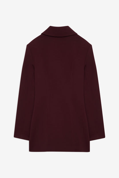 Selena Blazer Burgundy - For Love & Lemons