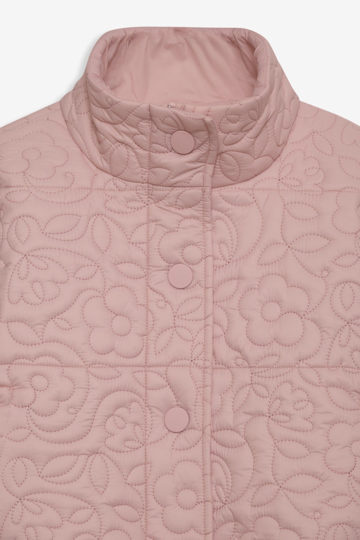Rylee Cropped Puffer Coat Pink - For Love & Lemons