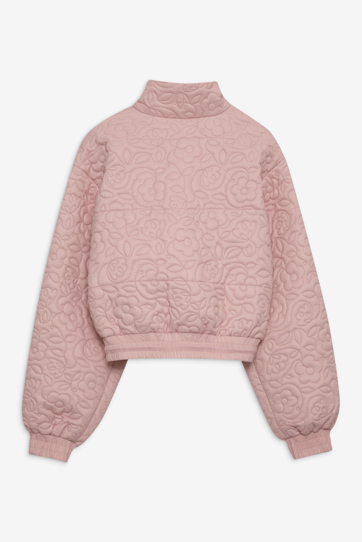 Rylee Cropped Puffer Coat Pink - For Love & Lemons