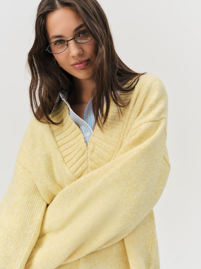 Amelia Sweater Yellow - For Love & Lemons