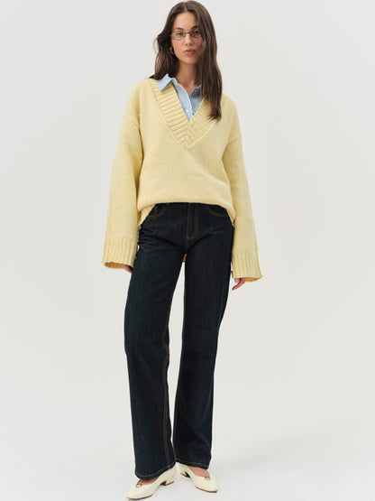 Amelia Sweater Yellow - For Love & Lemons