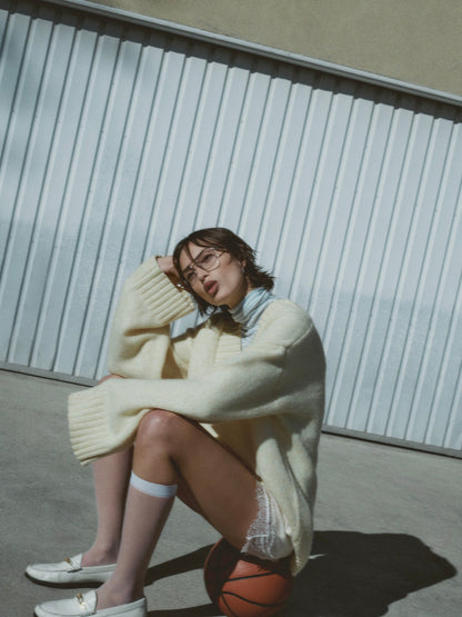 Amelia Sweater Yellow - For Love & Lemons